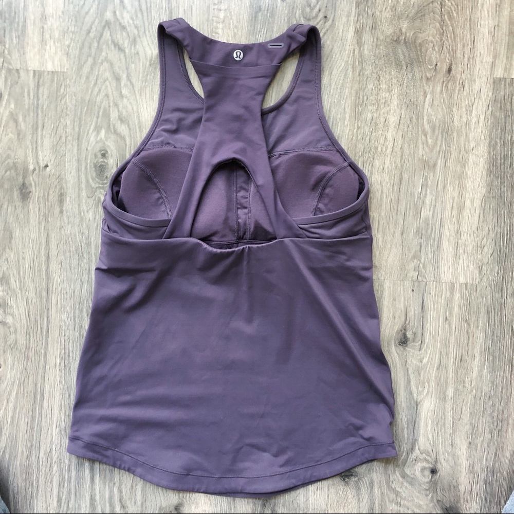Lululemon Workout Top Racerback Tank Purple